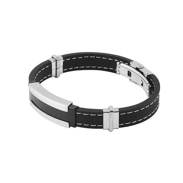 charm bracelets fashion men bracelet bangle silicone rubber slippy hollow strip grain stainless steel jewelry acessories, Golden;silver
charm bracelets fashion men bracelet bangle silicone rubber slippy hollow strip grain stainless steel jewelry acessories, Golden;silver