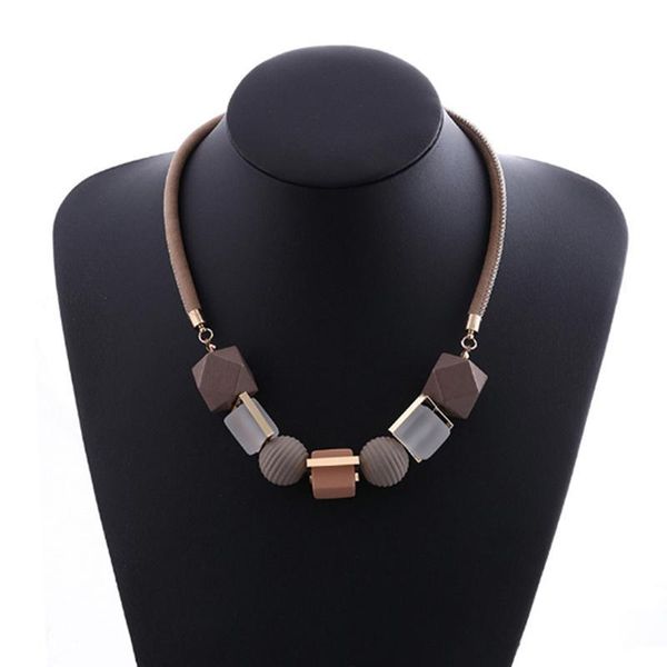 pendant necklaces women beads necklace jewelry statement wood pendants geometric women's, Silver
pendant necklaces women beads necklace jewelry statement wood pendants geometric women's, Silver