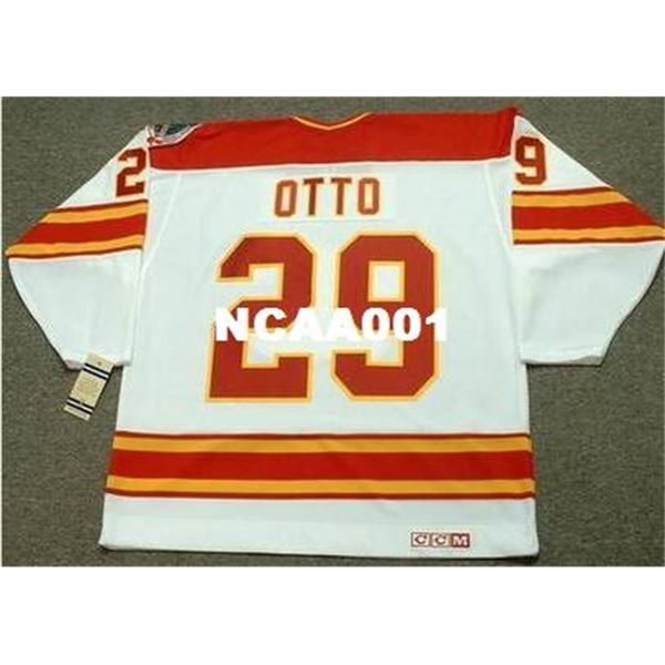 001s #29 joel otto calgary flames 1989 ccm vintage home hockey jersey or custom any name or number retro jersey, Black
001s #29 joel otto calgary flames 1989 ccm vintage home hockey jersey or custom any name or number retro jersey, Black