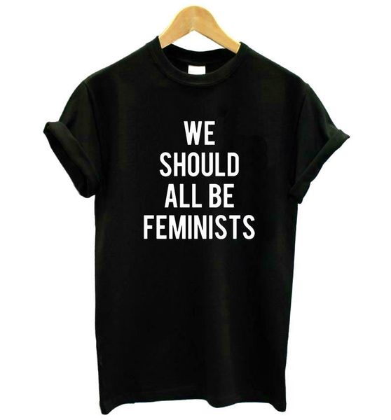 women's t-shirt we should all be feminists letters print women tshirt casual funny t shirt for lady tee hipster drop ship, White
women's t-shirt we should all be feminists letters print women tshirt casual funny t shirt for lady tee hipster drop ship, White