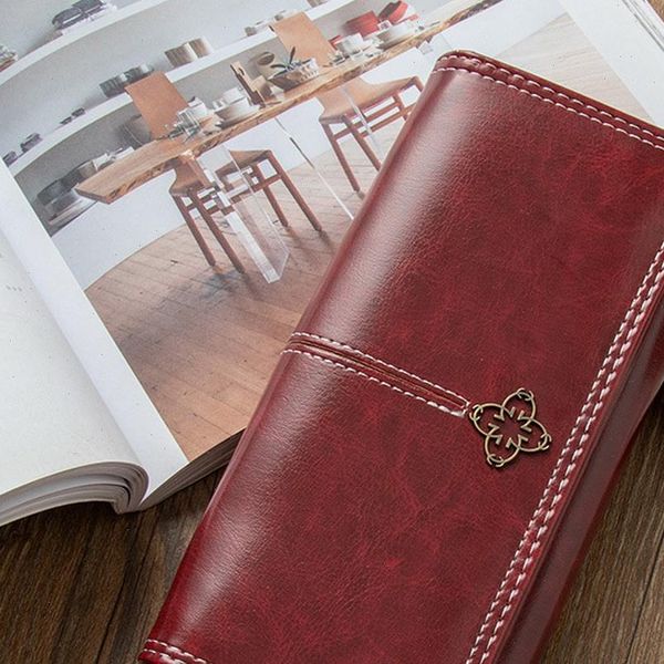women wallets fashion long pu leather card holder ladies printed multifunctional handbag wallet for, Red;black
women wallets fashion long pu leather card holder ladies printed multifunctional handbag wallet for, Red;black