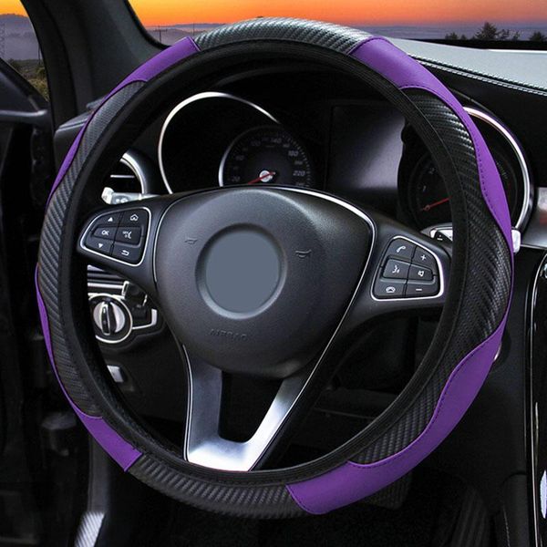steering wheel covers 37-38cm breathable anti slip pu leather car cover carbon fiber sports model without inner ring elastic band
steering wheel covers 37-38cm breathable anti slip pu leather car cover carbon fiber sports model without inner ring elastic band