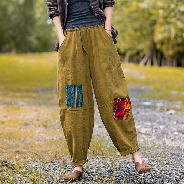 chinese style harem pants women cotton linen vintage pants original harem trousers loose casual patcwork cotton pants 12249, Red
chinese style harem pants women cotton linen vintage pants original harem trousers loose casual patcwork cotton pants 12249, Red