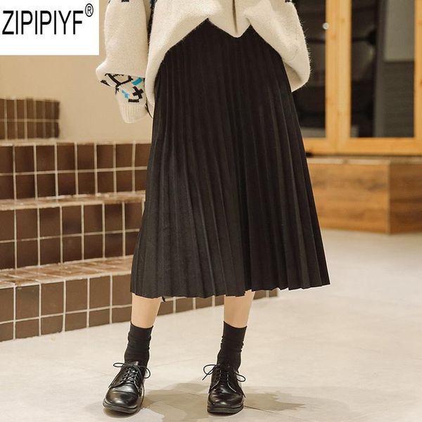skirts 2021 autumn winter woolen women a-line natural waist pleated skirt female elegant long mid-calf c3188, Black
skirts 2021 autumn winter woolen women a-line natural waist pleated skirt female elegant long mid-calf c3188, Black