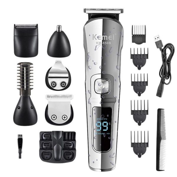 kemei multifunctional beard trimmer for men hair clippers trimmer mustache nose ear facial hair cutting groomer kit
kemei multifunctional beard trimmer for men hair clippers trimmer mustache nose ear facial hair cutting groomer kit