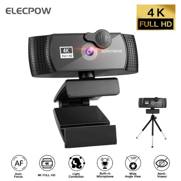 webcams elecpow webcam 4k 2k full hd autofocus web cam usb with microphone privacy cover mini camera for pc computer lapvideo call
webcams elecpow webcam 4k 2k full hd autofocus web cam usb with microphone privacy cover mini camera for pc computer lapvideo call