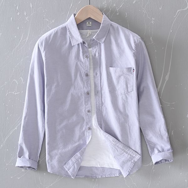 2021 new primavera e vero novo estilo manga longa camisas de algodo moda cinza para casual marca camisa dos homens cyw0, White
2021 new primavera e vero novo estilo manga longa camisas de algodo moda cinza para casual marca camisa dos homens cyw0, White