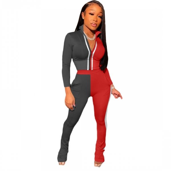 2021 new set of two parts women sweaters zipper crop lean pants combining all fashion cut colors sportwear 2 piece together 0tq2, Gray
2021 new set of two parts women sweaters zipper crop lean pants combining all fashion cut colors sportwear 2 piece together 0tq2, Gray