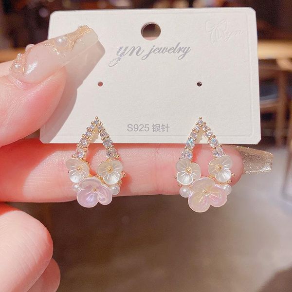 stud 2021 light luxury 14k real gold shell flower 925 silver needle earrings for women cubic zircon zc, Golden;silver
stud 2021 light luxury 14k real gold shell flower 925 silver needle earrings for women cubic zircon zc, Golden;silver