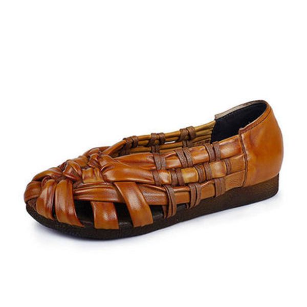sandals ladies summer fashion outer wear personalized leather roman shoes retro color polished cowhide woven, Black
sandals ladies summer fashion outer wear personalized leather roman shoes retro color polished cowhide woven, Black