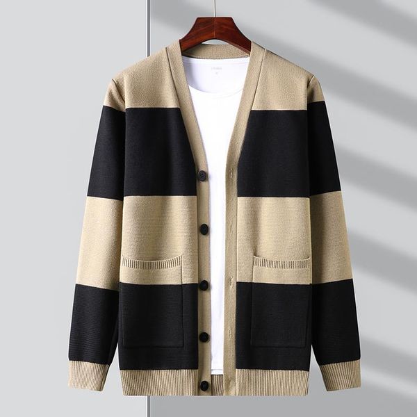 men's sweaters grade autum brand fashion knitwear winter japanese striped mens cardigan sweater trendy casual coats jacket men clothing, White;black
men's sweaters grade autum brand fashion knitwear winter japanese striped mens cardigan sweater trendy casual coats jacket men clothing, White;black