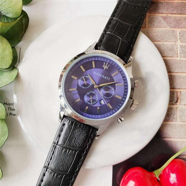 wristwatches 2021 luxury car brand quartz watch business casual steel/leather strap men's martha and latte world chronograph, Slivery;brown
wristwatches 2021 luxury car brand quartz watch business casual steel/leather strap men's martha and latte world chronograph, Slivery;brown