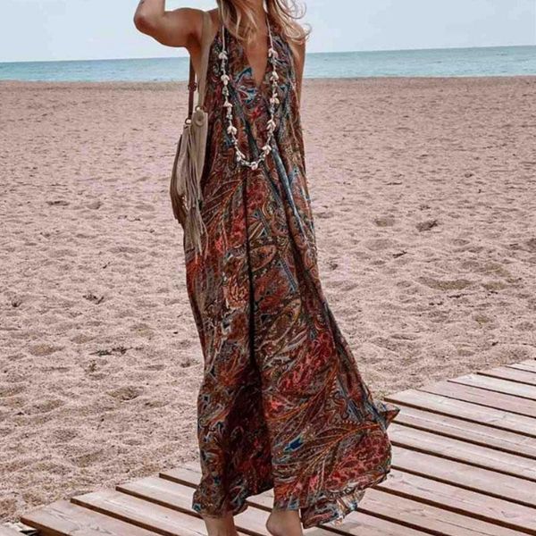 women's swimwear 2021 vintage elegant lady backless big swing long dresses female retro print loose beach dress summer halter neck thin, White;black
women's swimwear 2021 vintage elegant lady backless big swing long dresses female retro print loose beach dress summer halter neck thin, White;black