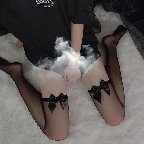 bowknot black women's ins high tube fashion jk lovely white silk lori thin stockings, Black;white
bowknot black women's ins high tube fashion jk lovely white silk lori thin stockings, Black;white