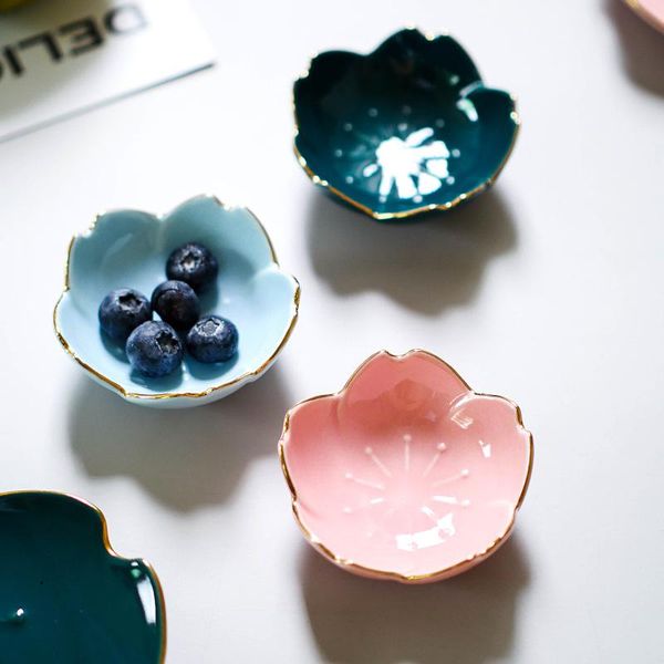 1pc nordic ceramic seasoning dish dip saucer japanese style cherry blossom small saucing plate snack essential oil bowl decor
1pc nordic ceramic seasoning dish dip saucer japanese style cherry blossom small saucing plate snack essential oil bowl decor