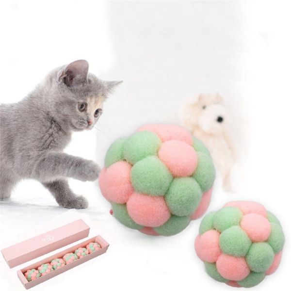 cat toys 6pcs toy set colorful handmade bouncy bells ball kitten interactive plush mimi pet playing chewing gift supplies
cat toys 6pcs toy set colorful handmade bouncy bells ball kitten interactive plush mimi pet playing chewing gift supplies