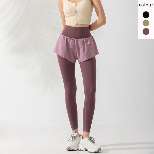 fake two-piece fitness pants, tight running sports skirt, high waist and hip lifting yoga pants, Gray
fake two-piece fitness pants, tight running sports skirt, high waist and hip lifting yoga pants, Gray