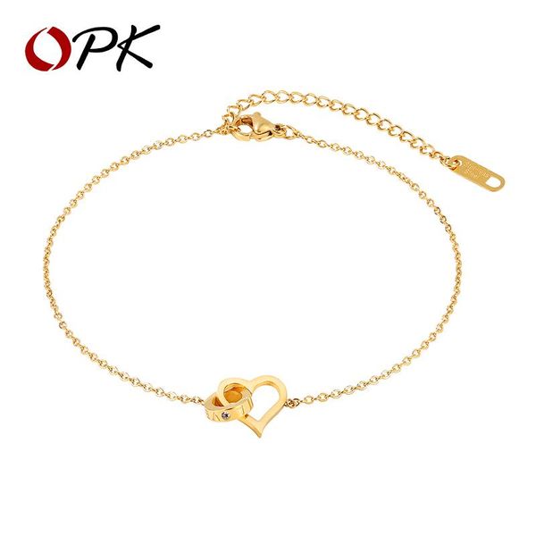 anklets opk ankle bracelet gold love heart sandals women summer foot stainless steel link chain 104, Red;blue
anklets opk ankle bracelet gold love heart sandals women summer foot stainless steel link chain 104, Red;blue