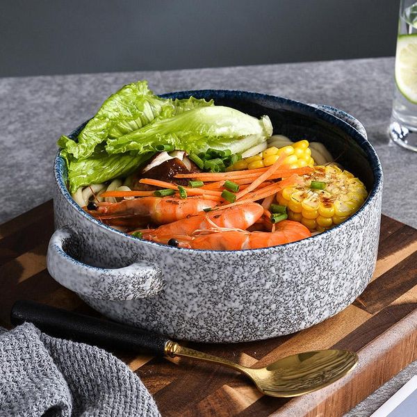 binaural bowl, ceramic bowl, fruit salad simple home baked rice large noodle soup bowl
binaural bowl, ceramic bowl, fruit salad simple home baked rice large noodle soup bowl
