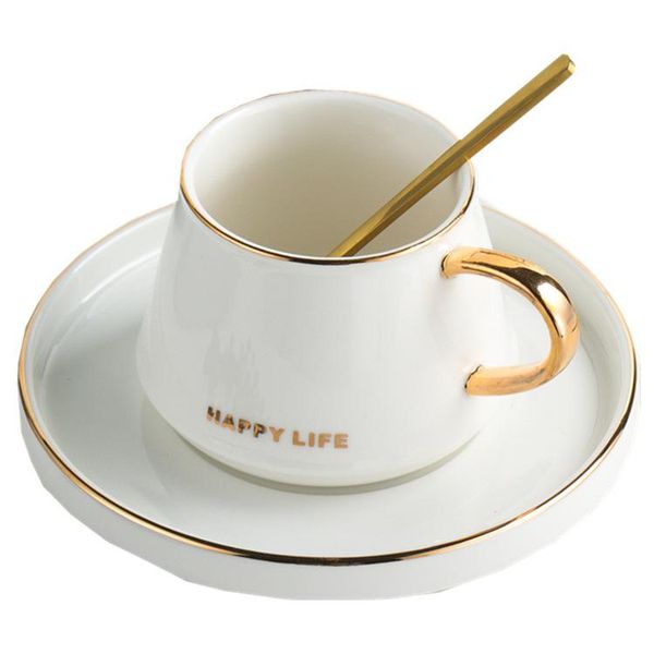 cups & saucers european simple ceramic coffee cup set creative modern gold rim with spoon turkish travel tazas cafe drinkware be50mu
cups & saucers european simple ceramic coffee cup set creative modern gold rim with spoon turkish travel tazas cafe drinkware be50mu