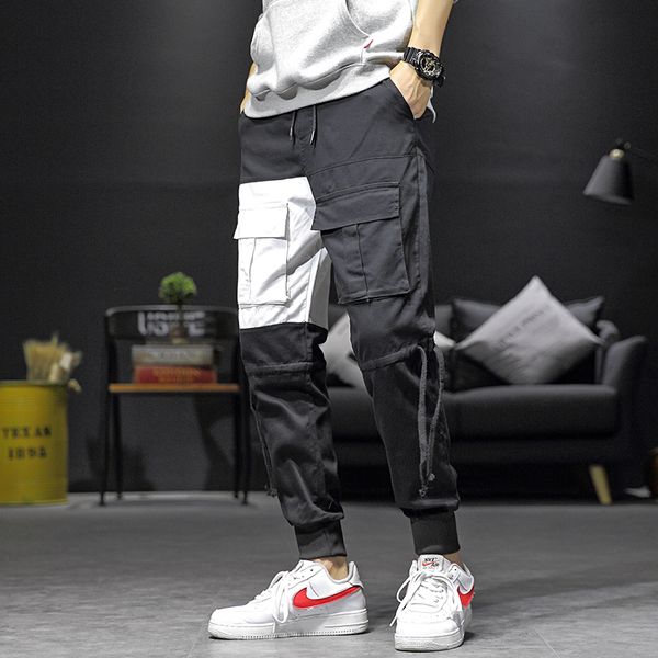 2021 new camuflage jogging cotton casual hip hop men's fitness training shredded male pants ribbons sdcq, Black
2021 new camuflage jogging cotton casual hip hop men's fitness training shredded male pants ribbons sdcq, Black