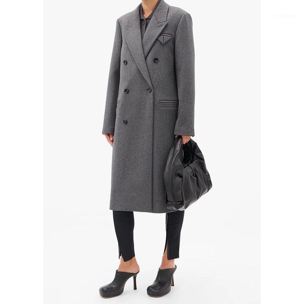 custom 11.14 high end fashion double breasted wool coat women temperament vintage mid-length overcoat outerwear women's & blends, Black
custom 11.14 high end fashion double breasted wool coat women temperament vintage mid-length overcoat outerwear women's & blends, Black