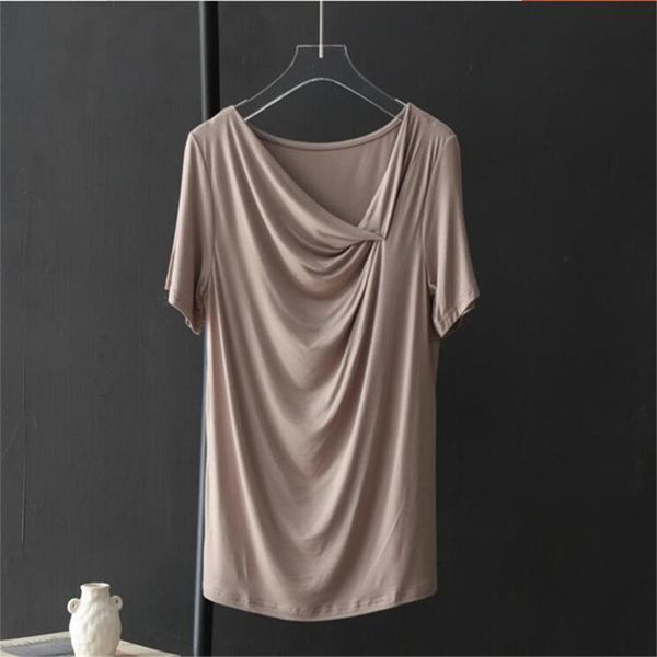 plus size t-shirt 2021 summer women candy color shirt large elegant basic office lady soft all-match t-shirts l-7xl 8xl, Black
plus size t-shirt 2021 summer women candy color shirt large elegant basic office lady soft all-match t-shirts l-7xl 8xl, Black