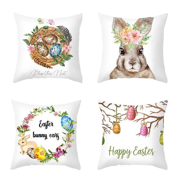 pillow case 4pcs eggs easter cushion cover happy decorations for home sofa decor party gifts 45x45cm
pillow case 4pcs eggs easter cushion cover happy decorations for home sofa decor party gifts 45x45cm