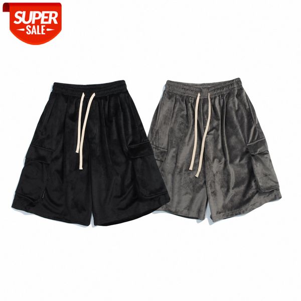 american street retro hip hop old school velvet big pocket loose sports casual five-point shorts #3p3c, Black
american street retro hip hop old school velvet big pocket loose sports casual five-point shorts #3p3c, Black