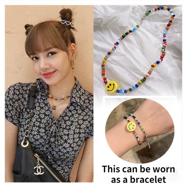 chains fashion idol rainbow chain adjustable beaded necklace bohemia style necklaces for women y2k korea, Silver
chains fashion idol rainbow chain adjustable beaded necklace bohemia style necklaces for women y2k korea, Silver