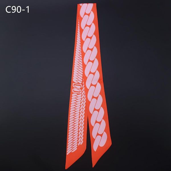 scarves fashion women silk scarf long skinny chain print lady hair scarfs ribbon bag tie for ladies design headwear, Blue;gray
scarves fashion women silk scarf long skinny chain print lady hair scarfs ribbon bag tie for ladies design headwear, Blue;gray