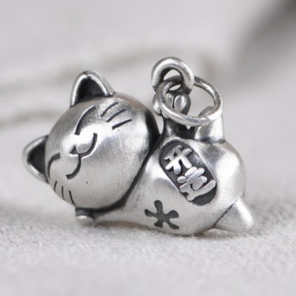 2021 new 100% pure s990 sier retro matte fashion art good luck kitten diy accessories clavicle chain pendant for women 6slk, Silver
2021 new 100% pure s990 sier retro matte fashion art good luck kitten diy accessories clavicle chain pendant for women 6slk, Silver