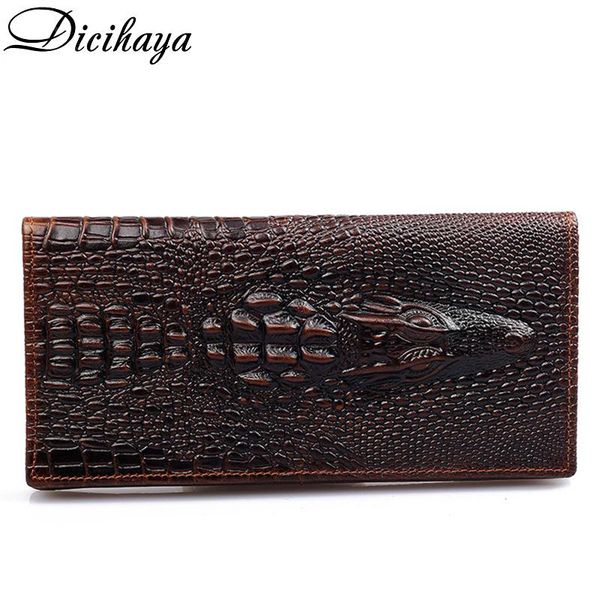 wallets 2021 dicihaya brand pu leather men's crocodile pattern long men wallet coin purse money bag male holder, Red;black
wallets 2021 dicihaya brand pu leather men's crocodile pattern long men wallet coin purse money bag male holder, Red;black