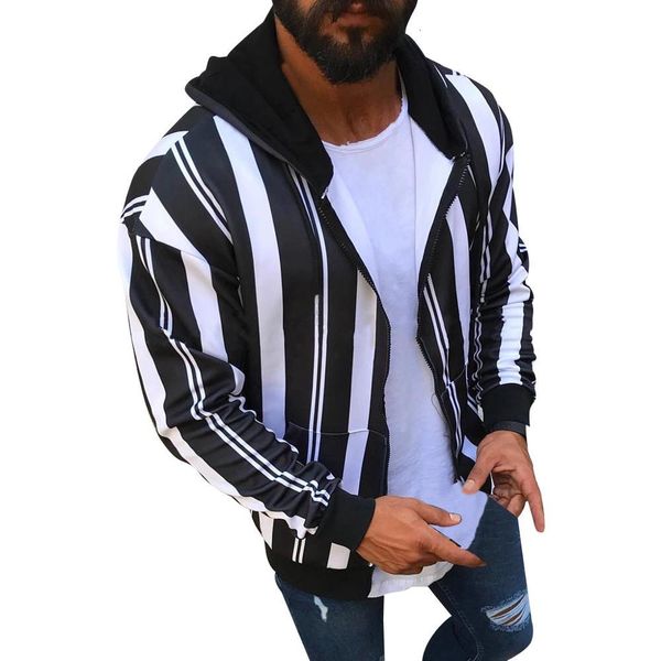 2021 striped fashion zipper hooded hoodies warm woolen jackets casual winter male sweatpants streetwear jogging tracksuit hip hop q9u0, Black;brown
2021 striped fashion zipper hooded hoodies warm woolen jackets casual winter male sweatpants streetwear jogging tracksuit hip hop q9u0, Black;brown