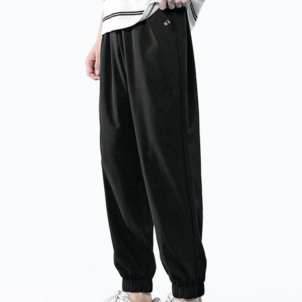 men's pants 2021 summer men casual ice silk tether feet cotton slim fit 3 solid colors ankle-length plus size 4xl, Black
men's pants 2021 summer men casual ice silk tether feet cotton slim fit 3 solid colors ankle-length plus size 4xl, Black