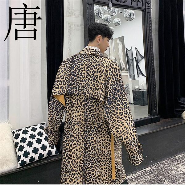 tang cool 2021 new brand men leopard print long loose trench coat male vintage fashion casual cardigan windbreaker jacket jcv6, Tan;black
tang cool 2021 new brand men leopard print long loose trench coat male vintage fashion casual cardigan windbreaker jacket jcv6, Tan;black