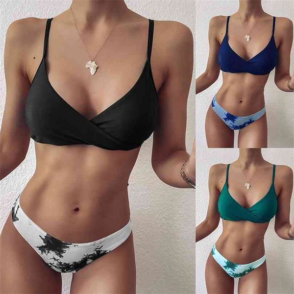 black swimwear women bikinis mujer woman swimsuit brazilian tie dye bikini set female bathing suit biquini beach wear 210728, White;black
black swimwear women bikinis mujer woman swimsuit brazilian tie dye bikini set female bathing suit biquini beach wear 210728, White;black