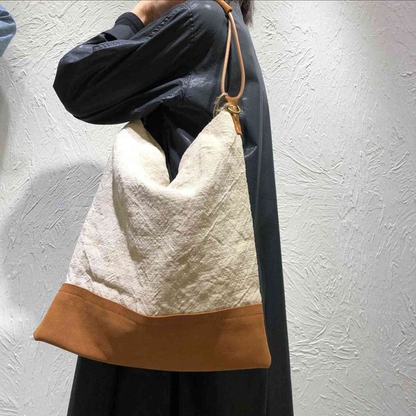 leather handmade leather cotton linen single shoulder messenger bag underarm women's style bag
leather handmade leather cotton linen single shoulder messenger bag underarm women's style bag