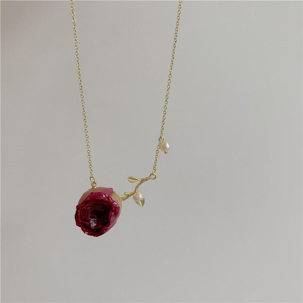 pendant necklaces fresh water pearl metal leaf immortalized flower rose necklace exquisite temperament minority neck chain tide clavicle ch, Silver
pendant necklaces fresh water pearl metal leaf immortalized flower rose necklace exquisite temperament minority neck chain tide clavicle ch, Silver