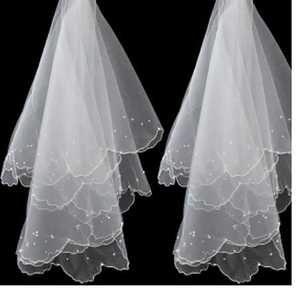 bridal veils mngrl wedding accessories veil simple retro headdress lace pearl 1.5m double pure color, Black
bridal veils mngrl wedding accessories veil simple retro headdress lace pearl 1.5m double pure color, Black