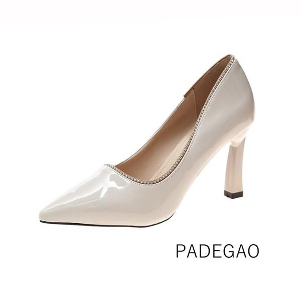 dress shoes 2021 women beige party crystal high-heeled official concise elegant woman heels, Black
dress shoes 2021 women beige party crystal high-heeled official concise elegant woman heels, Black