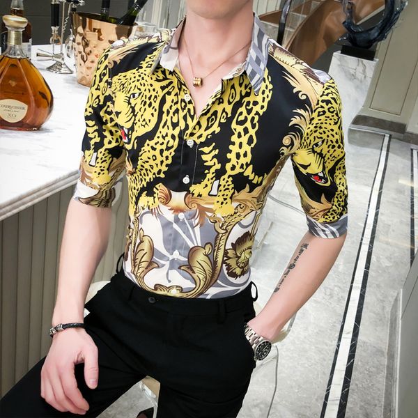 the has printed summer fashionable 2021 party shirts of fine-fitting men club floral clothes desinger dusj, White;black
the has printed summer fashionable 2021 party shirts of fine-fitting men club floral clothes desinger dusj, White;black
