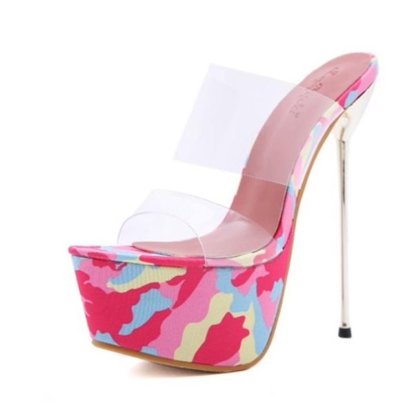 2021 summer new platform thin heeled women's shoes pvc high heeled sandals zapatos plataforma de mujer de fiesta women sandals, Black
2021 summer new platform thin heeled women's shoes pvc high heeled sandals zapatos plataforma de mujer de fiesta women sandals, Black