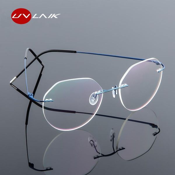 fashion sunglasses frames uvlaik prescription round glasses men women titanium rimless eyeglasses spectacles female vintage ultralight eye, Black
fashion sunglasses frames uvlaik prescription round glasses men women titanium rimless eyeglasses spectacles female vintage ultralight eye, Black