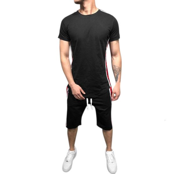 men's fitness fashion summer tea shirts and shorts sport dunne sets streetwear streep leisure casual elastic tail past, Gray
men's fitness fashion summer tea shirts and shorts sport dunne sets streetwear streep leisure casual elastic tail past, Gray
