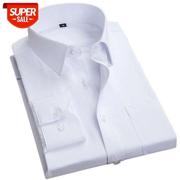 plus size -7xl mens long sleeve white dress shirt 2020 summer casual slim fit solid color business men shirt camisa masculina #vk4d, White;black
plus size -7xl mens long sleeve white dress shirt 2020 summer casual slim fit solid color business men shirt camisa masculina #vk4d, White;black
