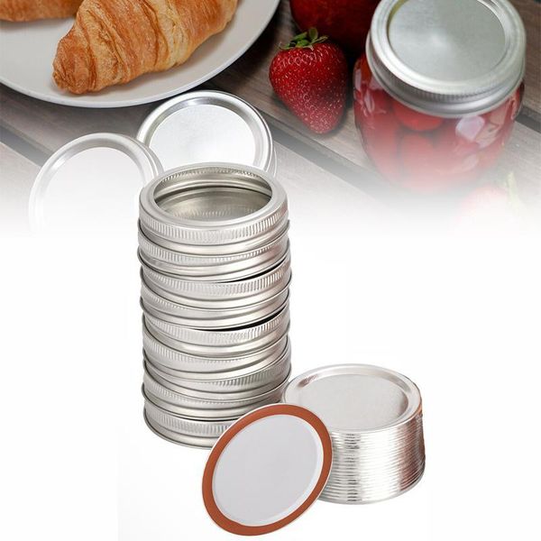kitchen storage & organization 10pcs regular mouth 70mm 86mm jar canning lids reusable leak proof split-type silver with silicone seals ring
kitchen storage & organization 10pcs regular mouth 70mm 86mm jar canning lids reusable leak proof split-type silver with silicone seals ring