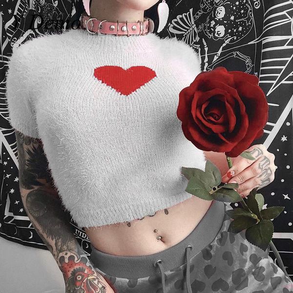 women's t-shirt y demo harajuku grunge women short sleeve sweet heart gothic female o-neck candy color crop summer, White
women's t-shirt y demo harajuku grunge women short sleeve sweet heart gothic female o-neck candy color crop summer, White