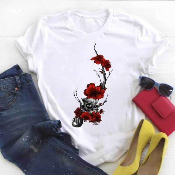 women flower animal cartoon style fashion print summer t tee ladies female tshirt womens shirt clothes graphic t-shirt, White
women flower animal cartoon style fashion print summer t tee ladies female tshirt womens shirt clothes graphic t-shirt, White