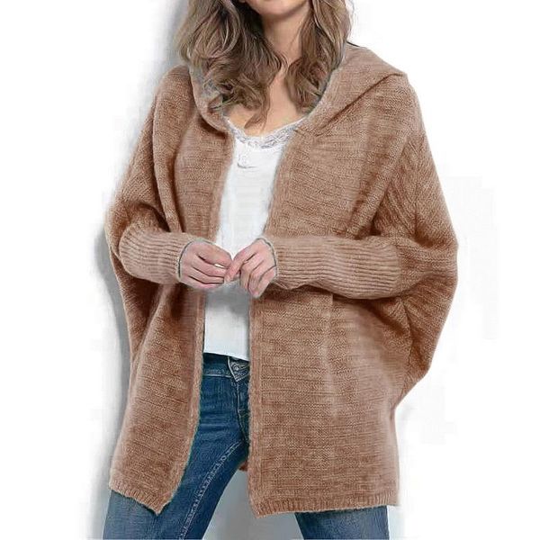 running jackets sports jacket casual oversized sweater women loose bat sleeve knitted cardigan autumn hooded coat streetwear jumper, Black;red
running jackets sports jacket casual oversized sweater women loose bat sleeve knitted cardigan autumn hooded coat streetwear jumper, Black;red